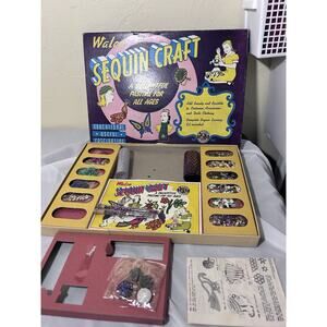 1947 Vintage Walco Sequin Craft Costumes Dolls Jewelry Ornaments Sequins RARE